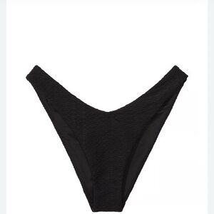 NWT never taken out of bag Victoria’s Secret black Brazilian fishnet swim bottom